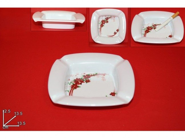 NATALE POSACENERE MELAMINA CM. 13.5