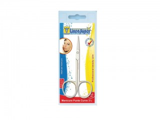 FORBICINE MANICURE PUNTA CURVA DE LUCA CM. 3.5