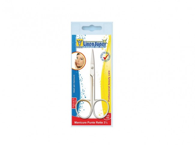 FORBICINE MANICURE PUNTA DRITTA DE LUCA CM. 3.5