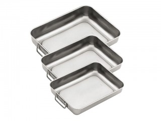 TEGLIA LASAGNERA INOXRIV STAR CM. 40X32