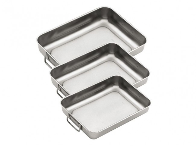 TEGLIA LASAGNERA INOXRIV STAR CM. 40X32