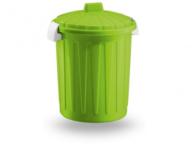 BIDONCINO PORTATUTTO CON COPERCHIO VECA LT. 50