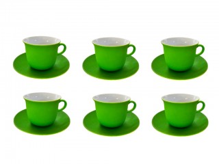 TAZZE THE COLOR CON PIATTINO X 6 GICOS