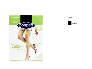 POMPEA COLLANT RIPOSANTE 40 NERO TAGLIA XL LARGE