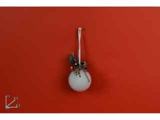 NATALE APPENDINO PALLA CON PIGNA E BACCHE