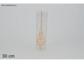 PUNTALE ALBERO CM. 30 LUCIDO BEIGE