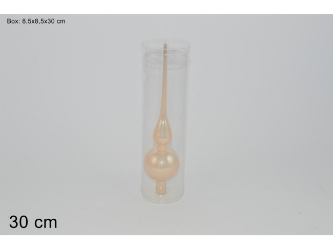 PUNTALE ALBERO CM. 30 LUCIDO BEIGE