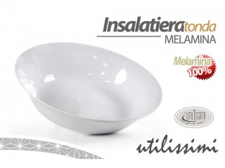 INSALATIERA MELAMINA DECORO BIANCO GICOS CM. 25