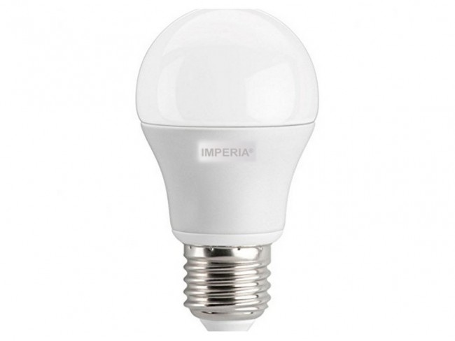 LAMPADINA IMPERIA LED E27 GOCCIA 9W=61W LUCE NATURALE
