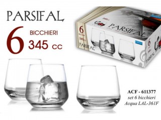 BICCHIERI GICOS PARSIFAL ACQUA ML. 345 X 6