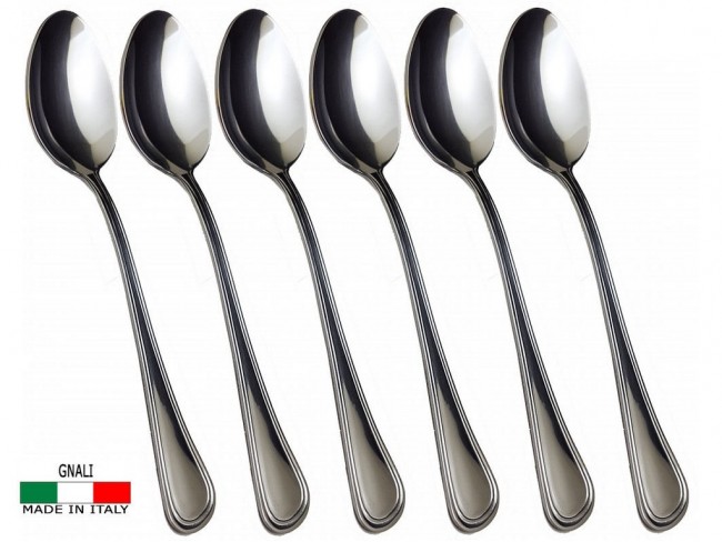 POSATE GNALI CLASSIC INOX 18/C CUCCHIAI TAVOLA 6 PZ.