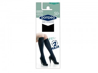POMPEA GAMBALETTI 2 PAIA MICROFIBRA 50 NERO