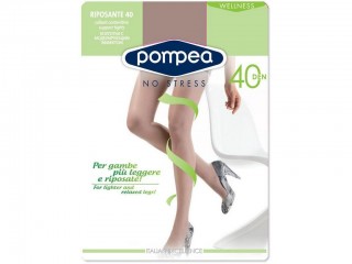 POMPEA COLLANT RIPOSANTE 40 POLVERE DORATA TAGLIA XL