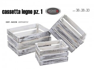 CASSETTA LEGNO GICOS SHABBY ART. 638732 GRANDE