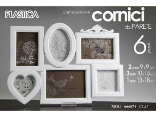 PORTAFOTO GICOS PLASTICA 6 POSTI