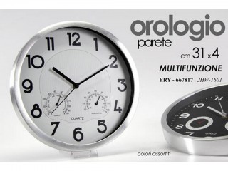 OROLOGIO DA PARETE GICOS TONDO CON TERMOMETRO CM 31