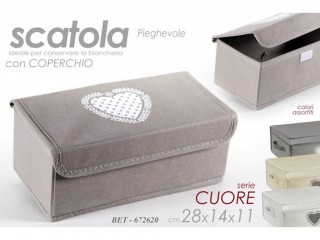 SCATOLA SALVASPAZIO GICOS CON COPERCHIO CM 28X14X11
