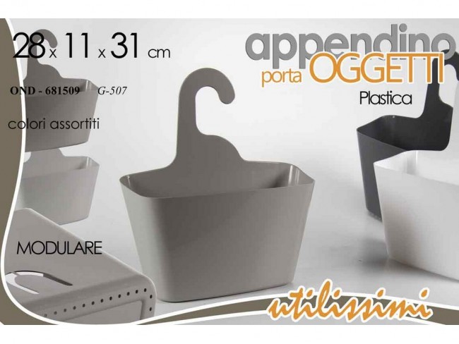 APPENDINO PORTAOGGETTI PLASTICA GICOS