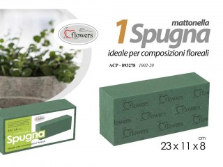 SPUGNA PER FIORI  CM. 23X11X8
