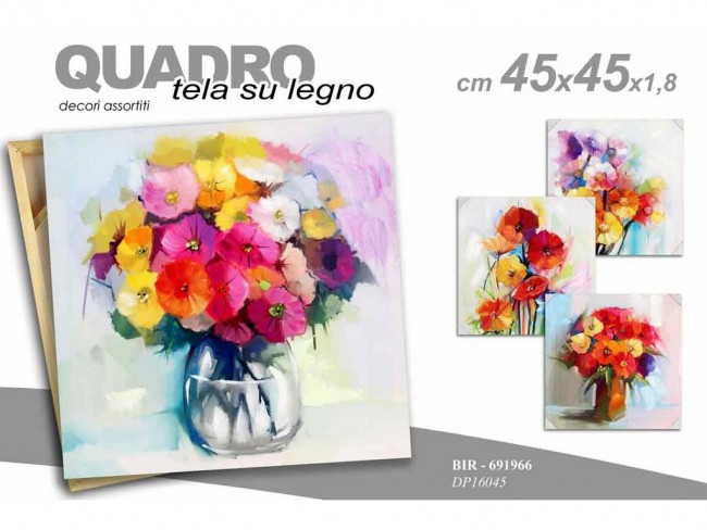 QUADRO GICOS SU TELA 45X45 ART. 691966