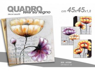 QUADRO GICOS SU TELA 45X45 ART. 692086