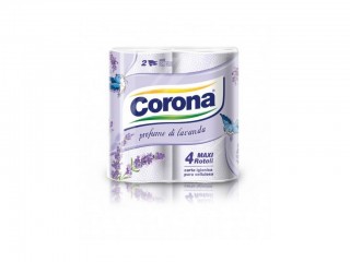 CARTA IGIENICA CORONA 4 ROTOLI PROFUMO LAVANDA