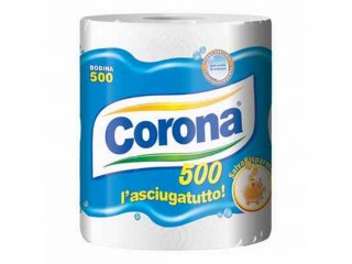 CARTA CUCINA BOBINA CORONA 500 STRAPPI