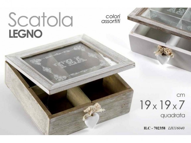 scatola porta tea