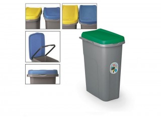 PATTUMIERA DIFFERENZIATA ECO SYSTEM HOME LT. 25 VERDE