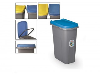 PATTUMIERA DIFFERENZIATA ECO SYSTEM HOME LT. 25 BLU