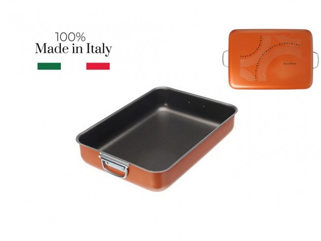 TEGLIA LASAGNERA ANTIADERENTE MONETA ZECCHINO CM 40