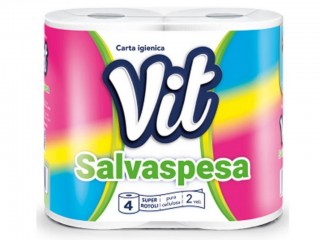 CARTA IGIENICA VIT SALVASPESA 2 VELI 4 ROTOLI