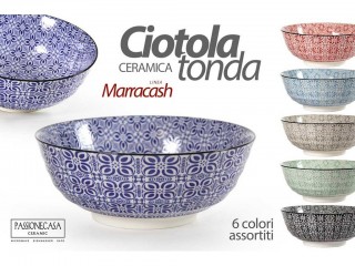 CIOTOLA CERAMICA TONDA GICOS MARRACASH CM. 21