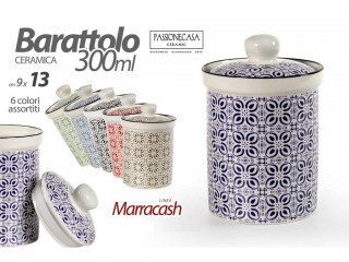 BARATTOLO CUCINA CERAMICA GICOS MARRACASH 300 ML.