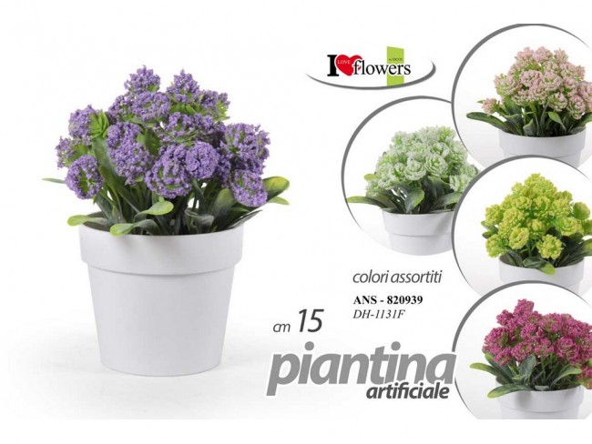 PIANTINA FIORI ARTIFICIALI GICOS CM. 15