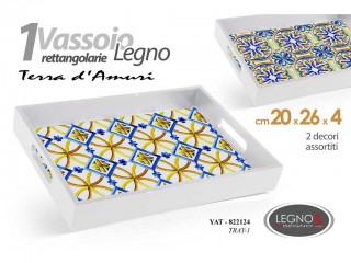 VASSOIO LEGNO GICOS TERRA D'AMURI PICCOLO CM. 26X20