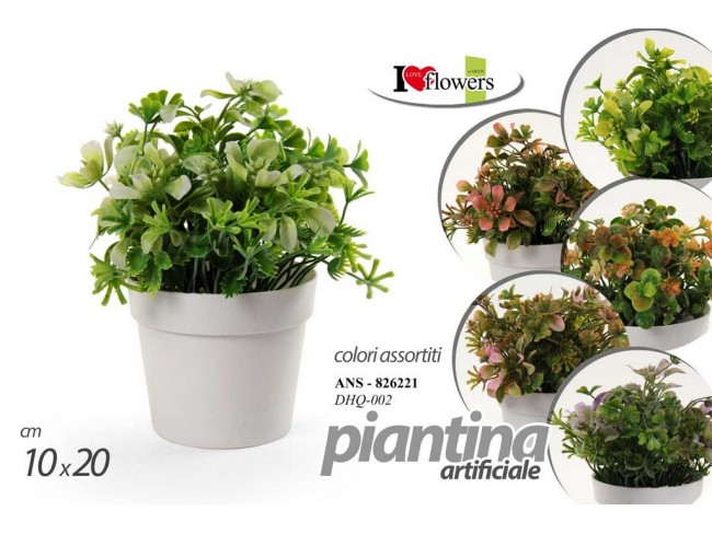 PIANTINA FIORI ARTIFICIALI GICOS CM. 20