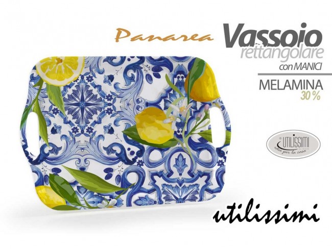VASSOIO MELAMINA GICOS PANAREA CON MANICI CM. 41X29