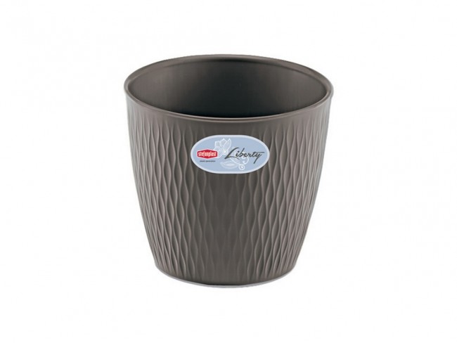 COPRIVASO STEFANPLAST LIBERTY CM 25 GRIGIO QUARZO