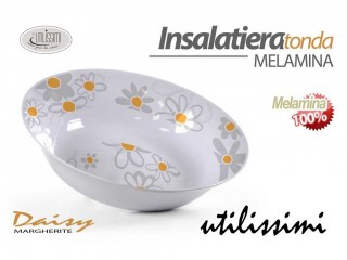 INSALATIERA MELAMINA DECORO DAISY GICOS CM. 25