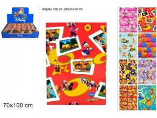 CARTA REGALO DISNEY FOGLIO CM. 70X100