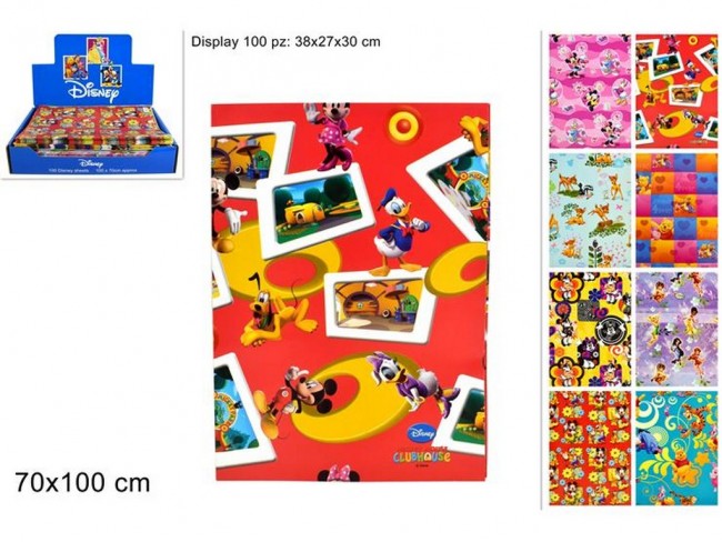 CARTA REGALO DISNEY FOGLIO CM. 70X100