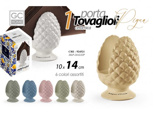 PORTATOVAGLIOLI CERAMICA PIGNA COLOR GICOS