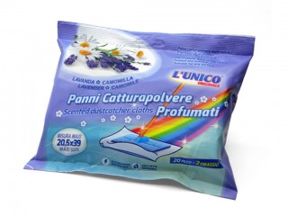 PANNI CATTURAPOLVERE L' UNICO 22 PZ. LAVANDA E CAMOMILLA