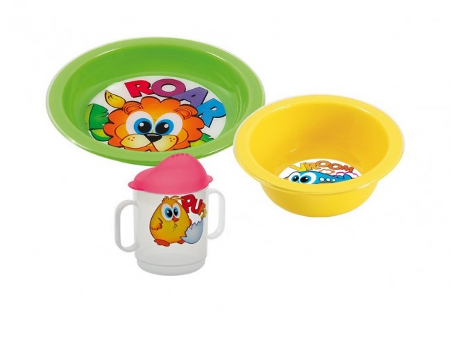 SERVIZIO PAPPA TRIS BABY COSMOPLAST