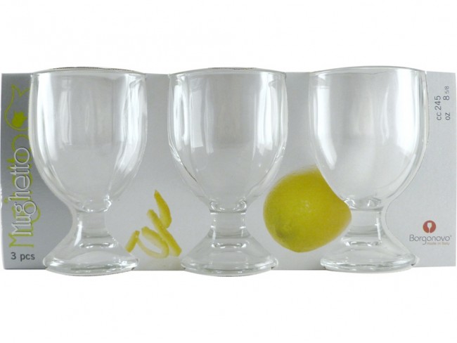 BICCHIERI BORGONOVO MUGHETTO ACQUA X 3