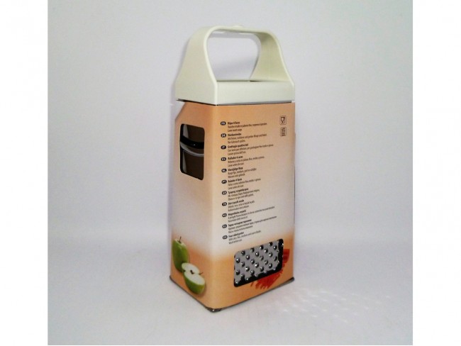 GRATTUGIA INOX 4 LATI CM. 24 METALTEX