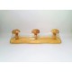ATTACCAPANNI LEGNO 3 POSTI MEETING NOCE/FRASSINO