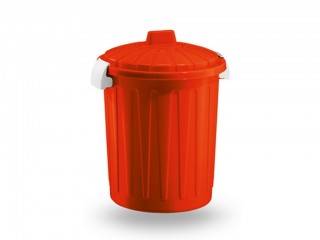 BIDONCINO PORTATUTTO CON COPERCHIO VECA LT. 50