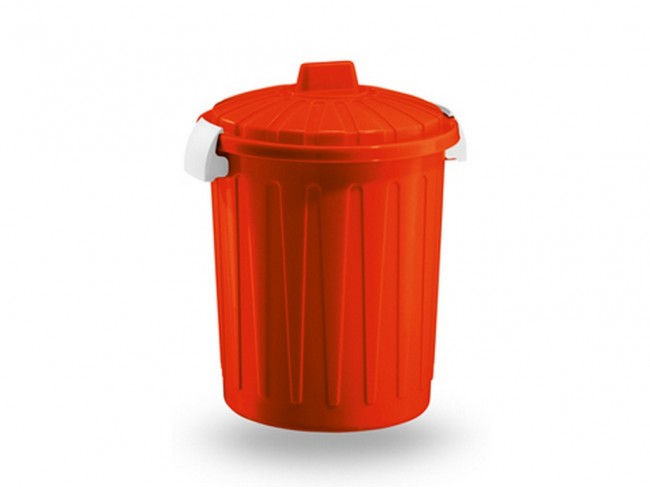 BIDONCINO PORTATUTTO CON COPERCHIO VECA LT. 50